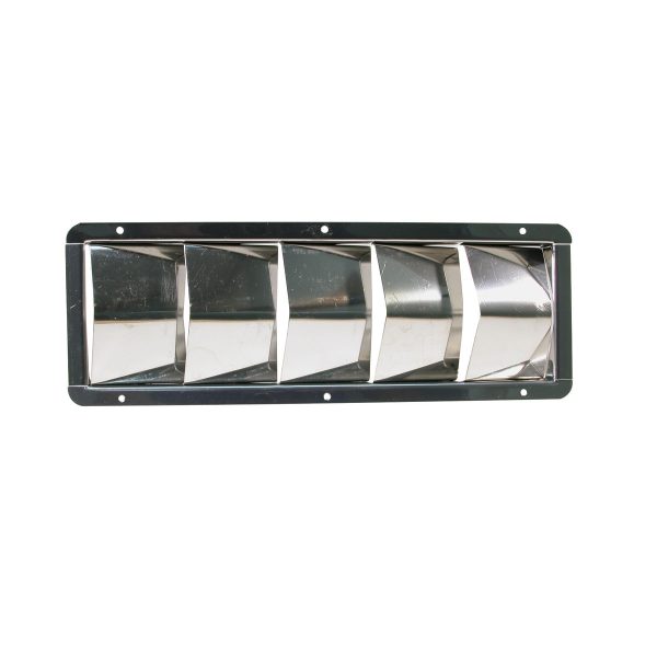 175005 Vent 5 Louvre Stainless Steel 325X112mm