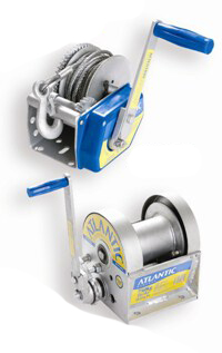 Atlantic Manual Trailer Winch - Self Actuating Brake