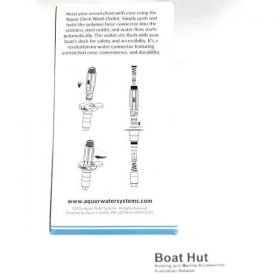 New Aquor Marine Deckwash Outlet for Washdown Pumps Stainless Steel J27-120 5
