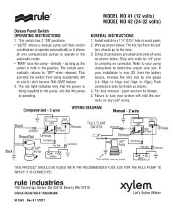 Rule 3 way switch wiring Diagram