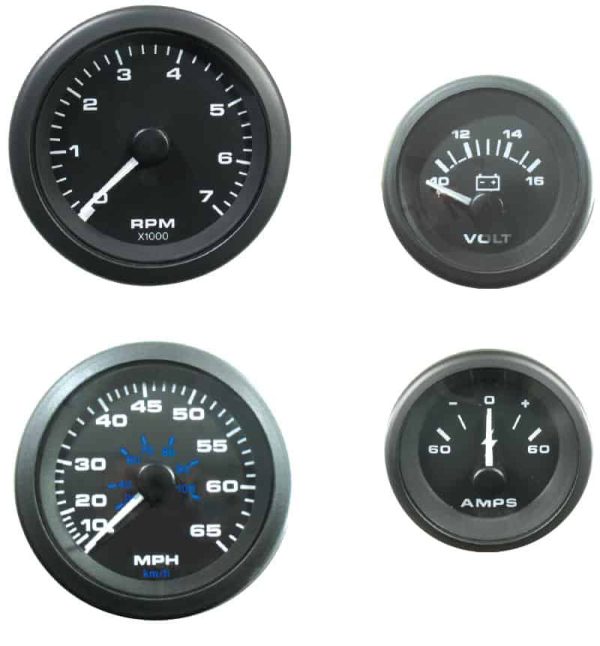 Veethree Instruments Premier Pro Domed Gauges