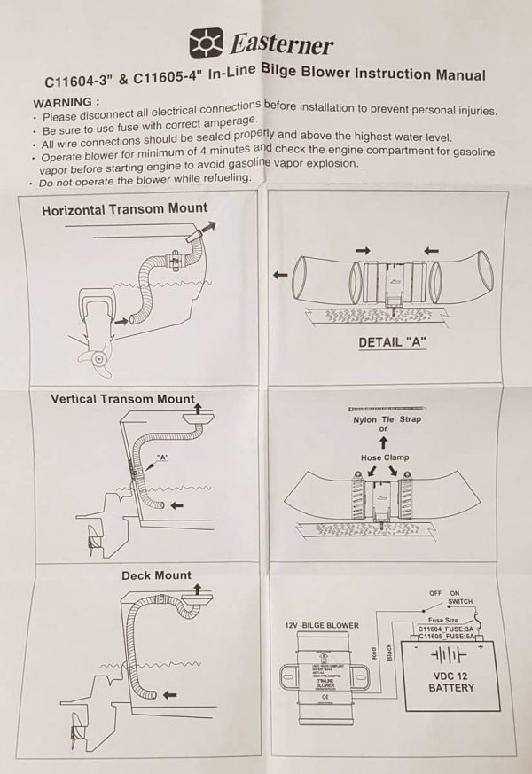 Easterner-Blower-Instructions