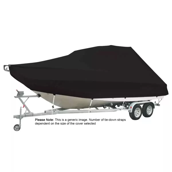 MA501 Oceansouth Jumbo Large Boat Cover Black