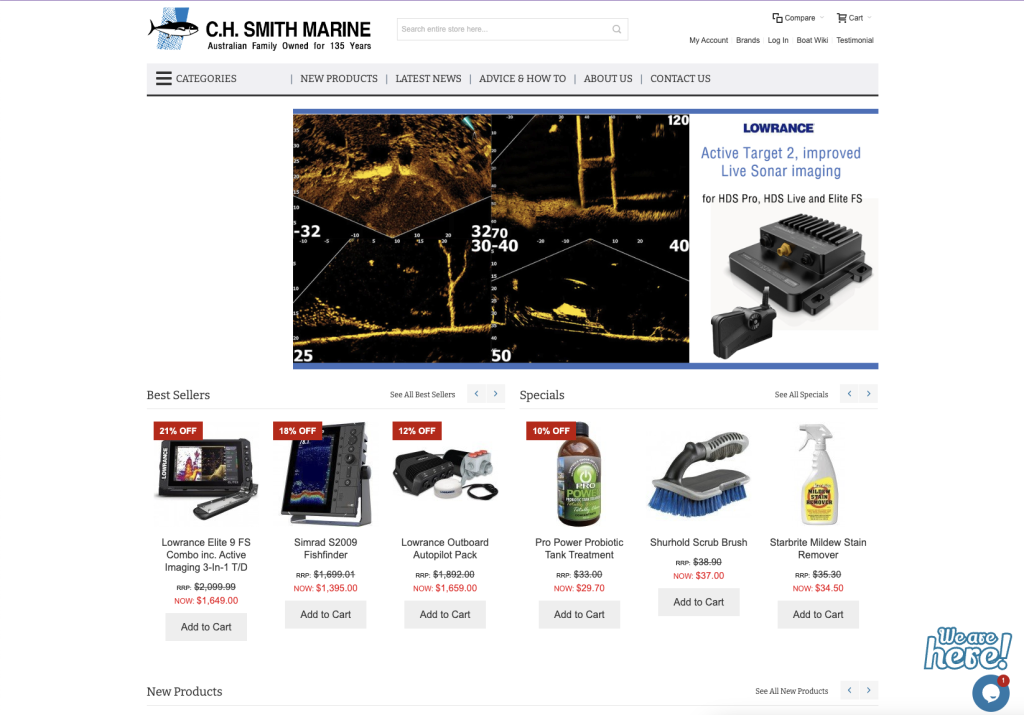 C.H. Smith Marine website