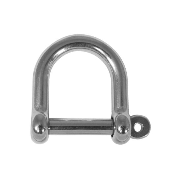 BLA Wide ‘D’ Shackles – 316 Stainless Steel - 6mm