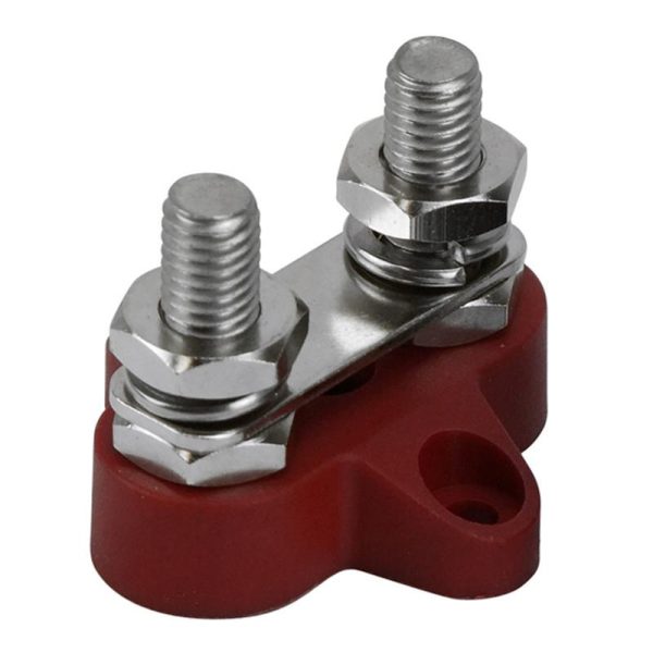 Relaxn Heavy-Duty Terminal Stud - M8 Positive Dual with Link