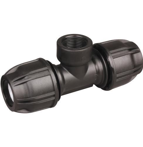 Hansen 50mm x 1-1/4" Female Threaded Tee Connector