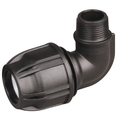 Hansen 63mm x 1-1/2"Male Elbow