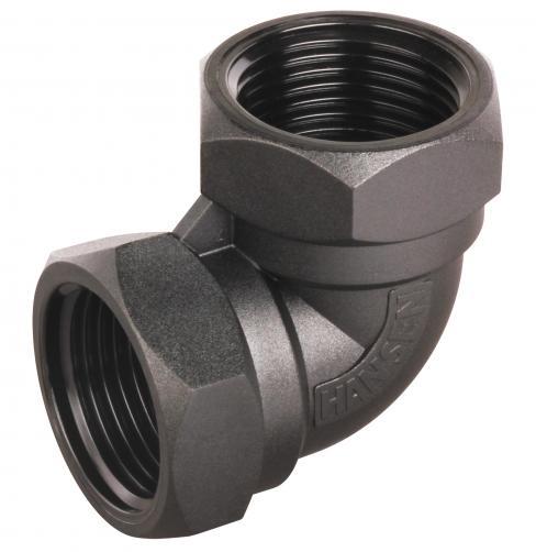 Hansen 100mm Female Threaded Elbow