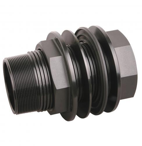 Hansen 100mm Female Tank Fitting Black