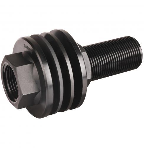 Hansen 15mm Female Tank Fitting Black