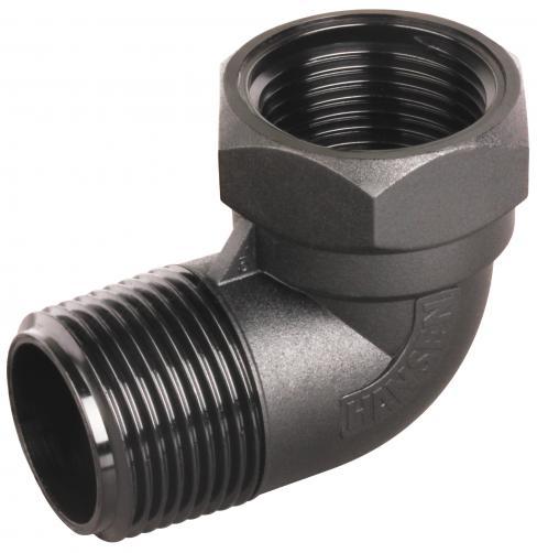 Hansen 15mm Male/Female Threaded Elbow