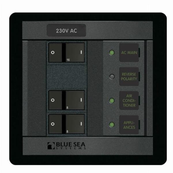 Blue Sea 230 Volt AC Main + 2 Positions 1215