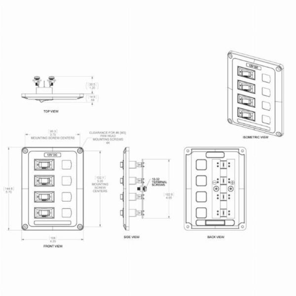 BelowDeck Circuit Breaker Panel