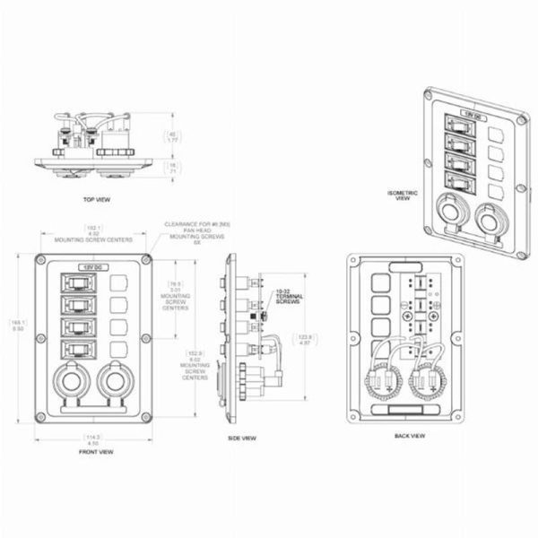 BelowDeck Circuit Breaker Panel