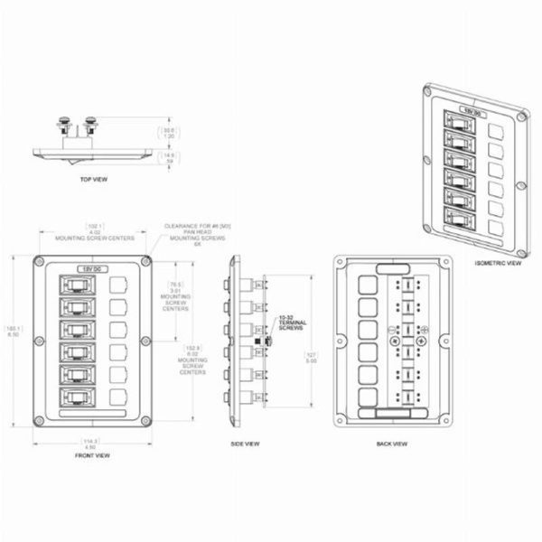 BelowDeck Circuit Breaker Panel