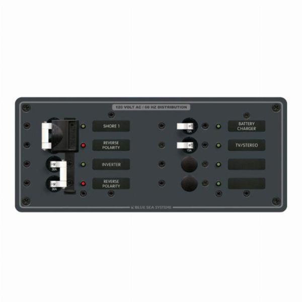 Blue Sea AC 2 Sources + 4 Positions (120V Model) 8499