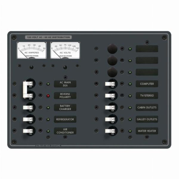 Blue Sea AC Main + 11 Positions (120V Model) 8076