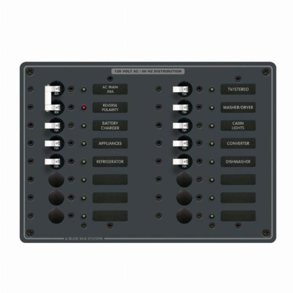 Blue Sea AC Main + 14 Positions (120V Model)