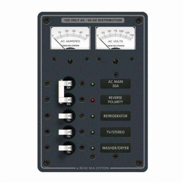 Blue Sea AC Main + 3 Positions (120V Model) 8409