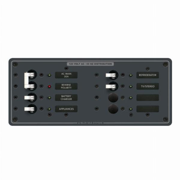 Blue Sea AC Main + 6 Positions (120V Model)