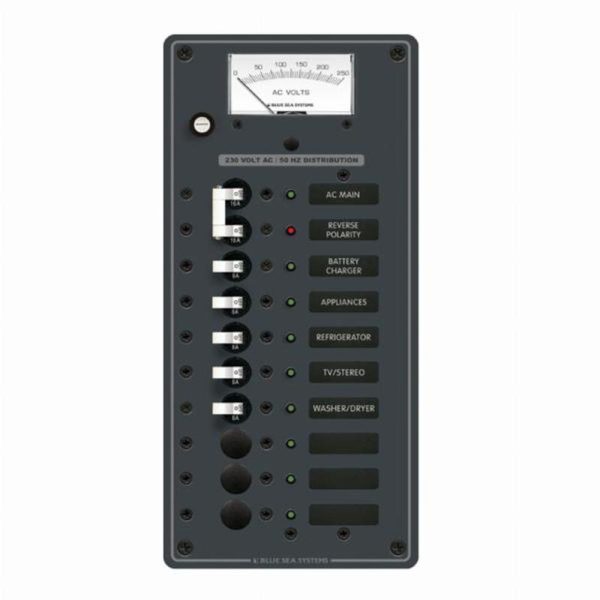 Blue Sea AC Main + 8 Positions European (230V Model)