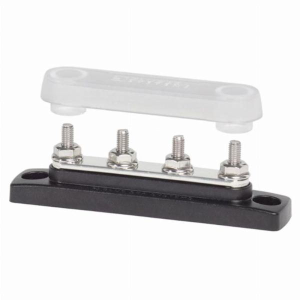 Blue Sea Common 100A Mini BusBar - 4 Gang with Cover