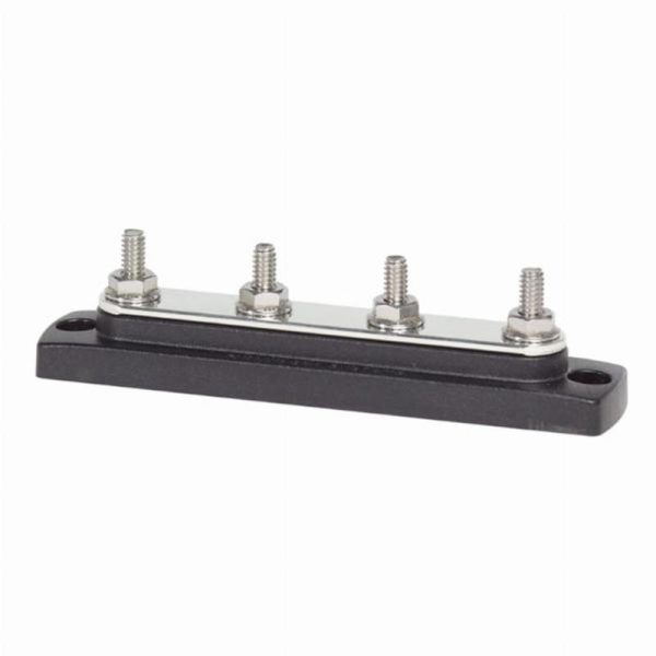 Blue Sea Common 150A BusBar - Four 1/4"-20 Studs