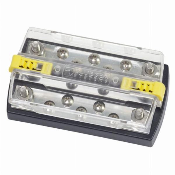 Blue Sea DualBus Plus 150A BusBar - 5/16"-18 Stud 5 Gang