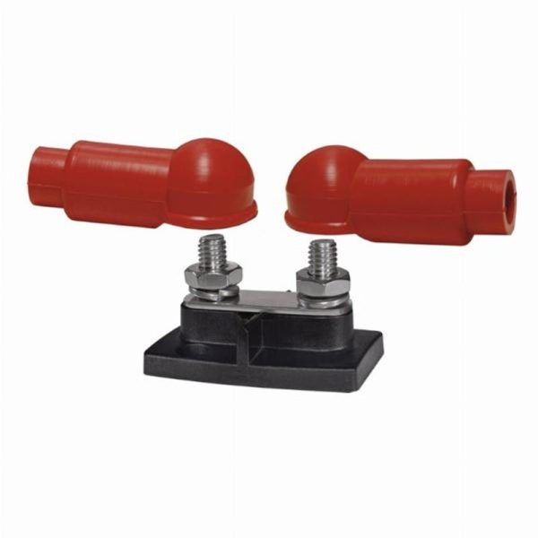 Blue Sea PowerBar Dual BusBar - Two 3/8"-16 Stud and Insulators