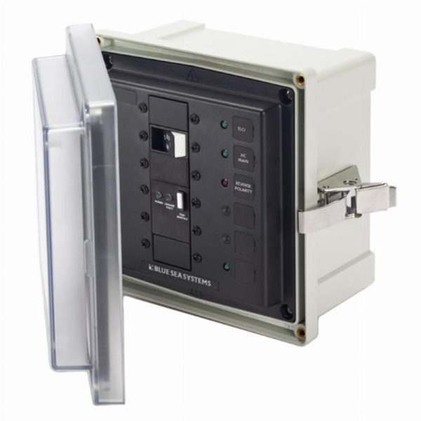 Blue Sea SMS Surface Mount System Panel Enclosure - 120/240V AC / 50A ELCI Main - 1 blank circuit position