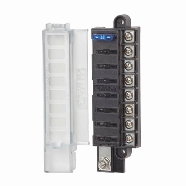 Blue Sea ST Blade Compact Fuse Blocks - 8 Circuits