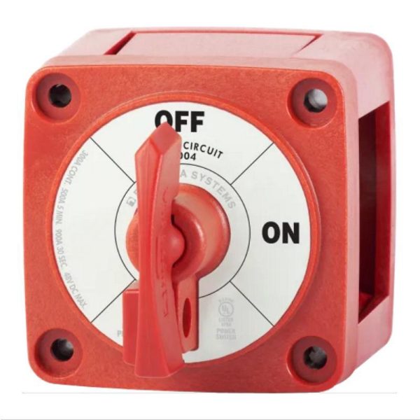 Blue Sea Systems M-Series On/Off Battery Switch with Locking Key