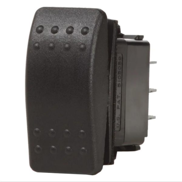 Contura II Water-Resistant Black Switch - DPDT