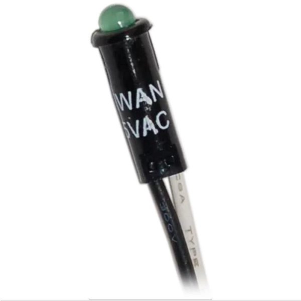 LED Indicator Green Light - 12/24V DC