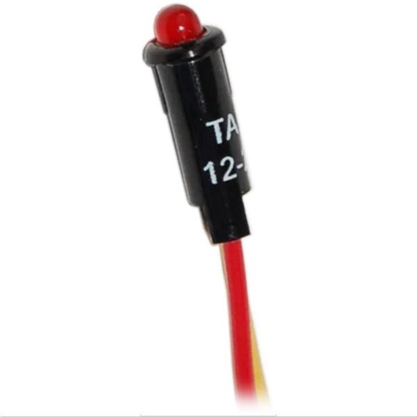 LED Red Indicator Light - 12/24VDC