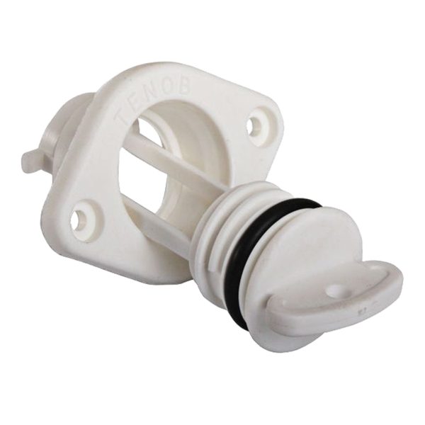 wb1747 TENOB Medium Drain Plugs - White 25mm