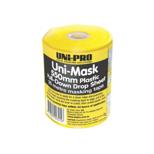 UNI-PRO Uni-Mask Masking Tape & Plastic Drop Sheet Dispenser / SAW-201054