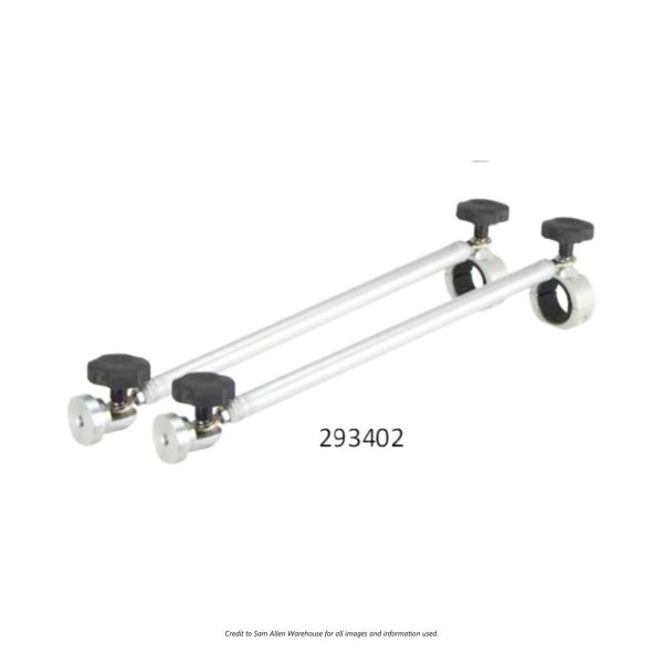 RELAXN V Brace Stabiliser Kit in Pair - Clear Anodised for T-TOP 500 / SAW-293402