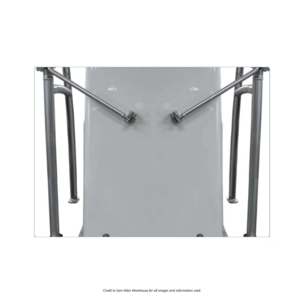 RELAXN V Brace Stabiliser Kit in Pair - Clear Anodised for T-TOP 500 / SAW-293402 1