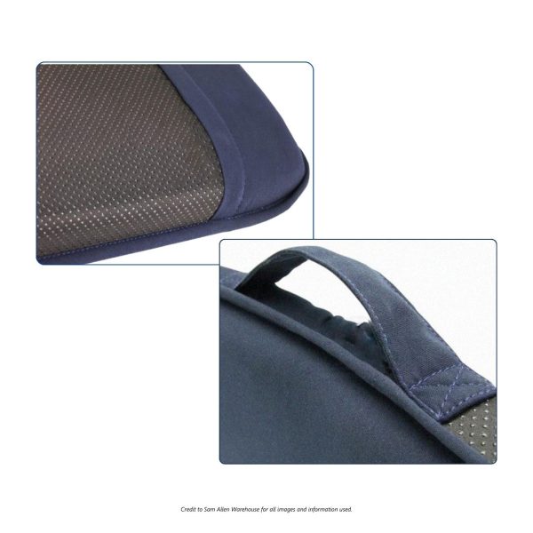 RELAXN Folding Summer Lounge Chair - Large - Navy / SAW-293644 1