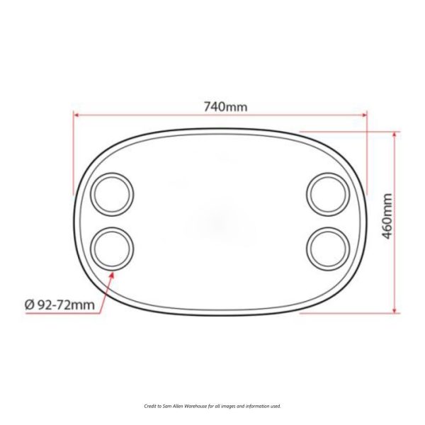 RELAXN Premium Table Top / SAW-293845 2