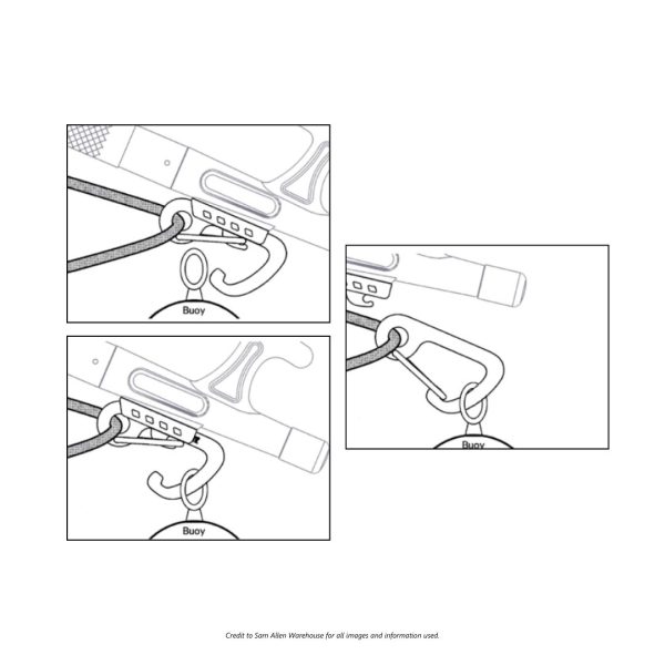 SPRING GATE Snap Hook & Keeper Plate / SAW-37096 1