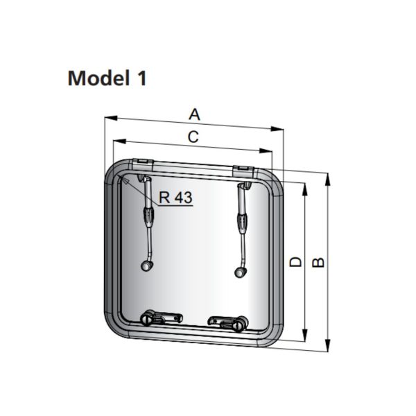 VETUS Altus Ventilation Hatch / ALA3520L