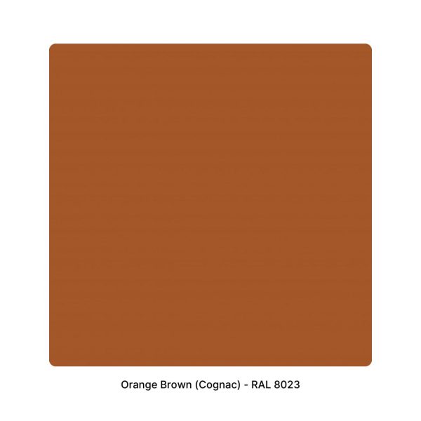 VETUS Skai Roll in Orange Brown (Cognac) / RAL 8023 / 5 x 1.37m / CHSKAICB