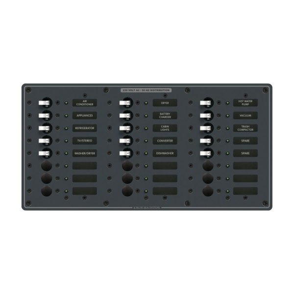 Circuit Breaker Panel AC Branch Traditional Metal 230V - 24 Positions / BS-8165