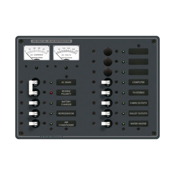 Circuit Breaker Panel AC Main Traditional Metal 230V - Main