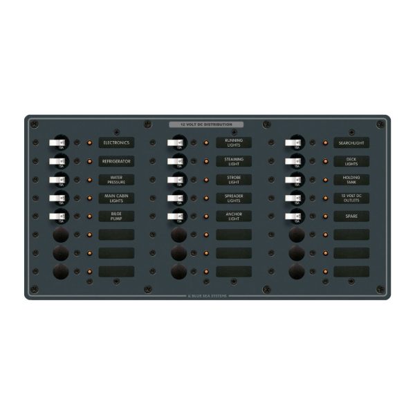 Circuit Breaker Panel DC Branch Traditional Metal - 100A per bus