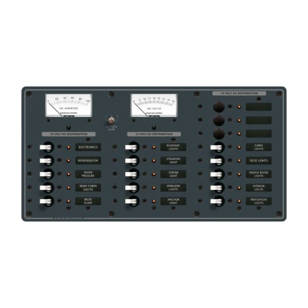 Circuit Breaker Panel DC Branch Traditional Metal - 100A