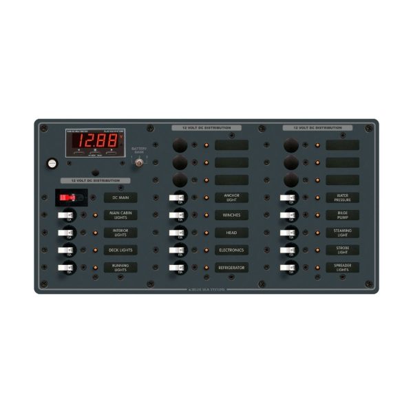 Circuit Breaker Panel DC Branch Trad. Metal - 100A